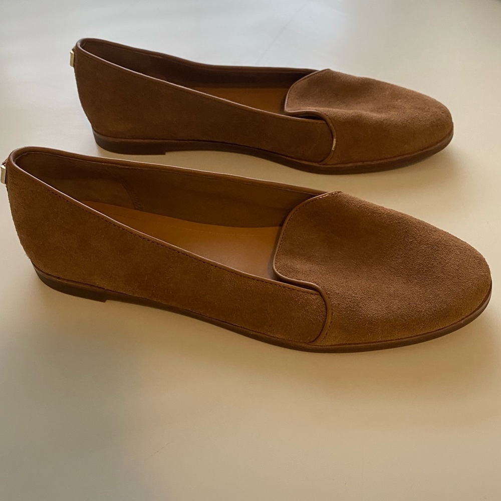 UGG Brown Leather/Suede Flats
